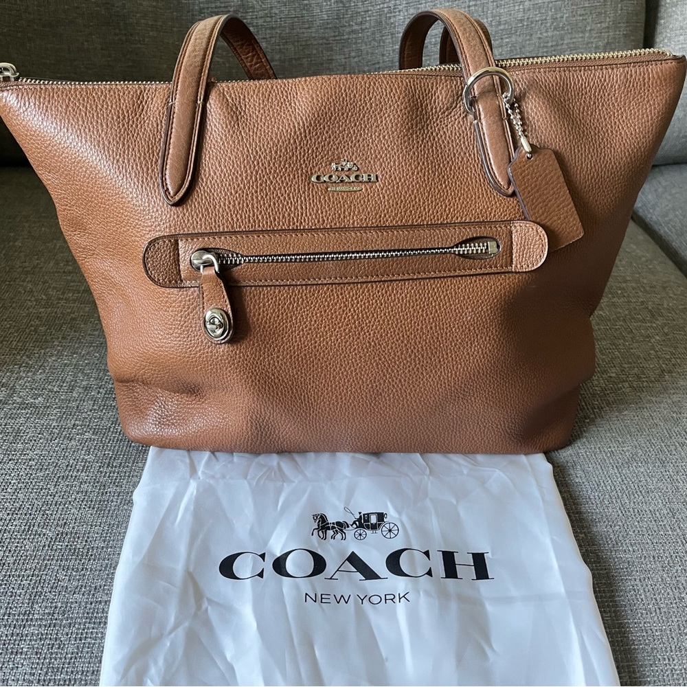 Coach Pebbled Leather Taylor Tote